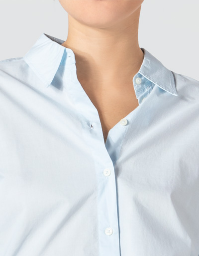 Marc O'Polo Bluse mit abgerundeten Seitenschlitzen Kostenlose Rückgabe