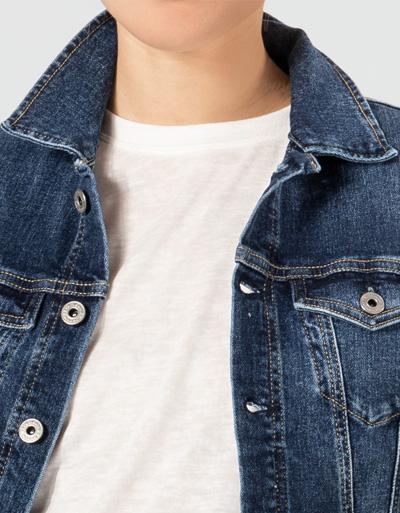 Pepe Jeans Jeansjacke in dunkler Waschung Fabrikladen
