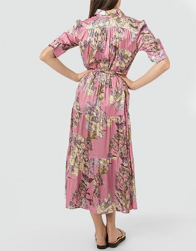 joyce & girls Kleid im Seide-Viskose-Mix Limitierter Zeitrabatt