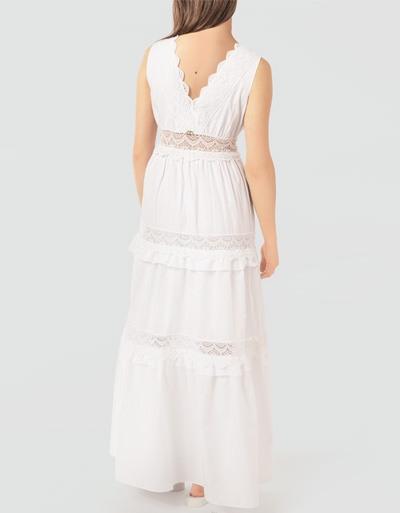 TWIN-SET Stufenkleid in italienischer Größe Begrenztes Angebot