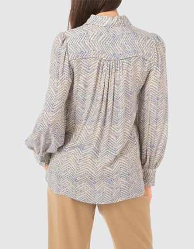 SECOND FEMALE Bluse mit modernem Print Saisonale Angebote