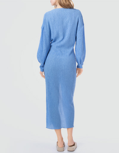 SECOND FEMALE Kleid im Crinkle-Look Super Sparpreis
