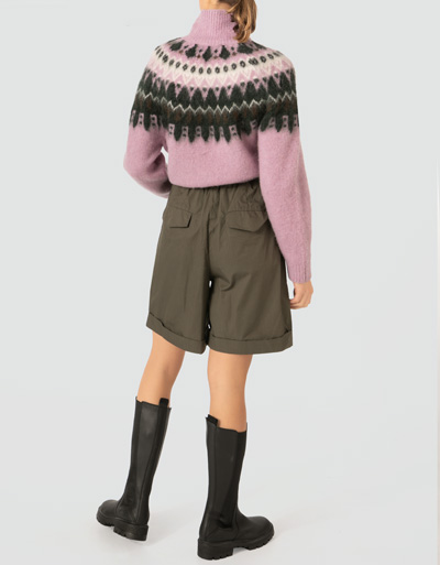 Marc O'Polo Shorts mit hoher Taille Auslauf