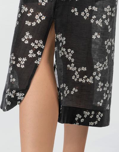 SECOND FEMALE Kleid mit floralem Print Hotsell
