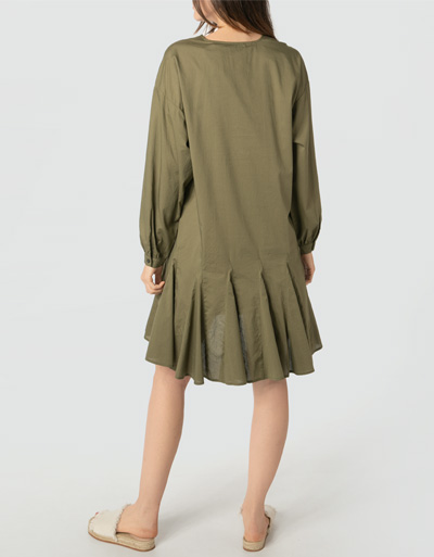 Marc O'Polo Kleid mit Godet Saum Saisonschlussverkauf
