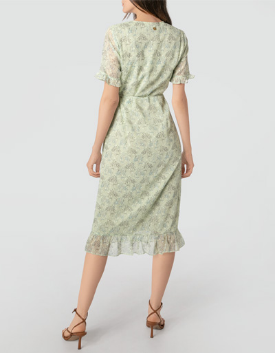Freebird Wickelkleid mit Lurex Große Rabatte