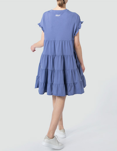 Replay Jerseykleid mit Stufensaum Outlet