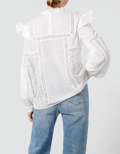 Replay Bluse mit Lochstickerei Auslauf