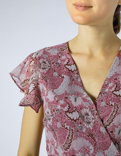 Freebird Wickelkleid mit Lurex Großer Ausverkauf