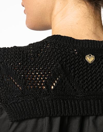TWIN-SET Shirt im Materialmix Tägliche Deals