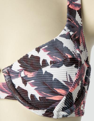Tommy Hilfiger Balconette Top mit Tropen Print Letzter Tag