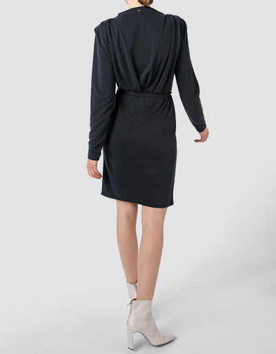 Freebird Jerseykleid mit Drapierungen Super Rabatt