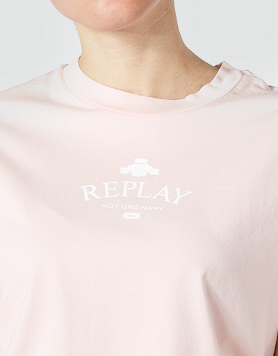 Replay T-Shirt aus Bio Baumwolle 50% Rabatt mit kostenlosem Versand