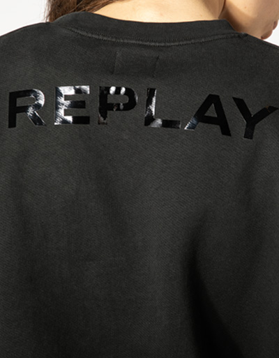 Replay Sweatshirt mit Nietendetails Versandkostenfrei