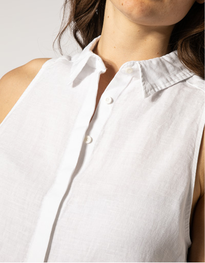 Replay Kleid aus reinem Leinen Flash Sale