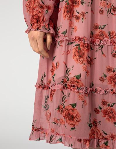 Replay Kleid im floralen Dessin Preisnachlass